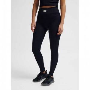 Hummel Pulse Seamless Rib Mw Strumpfhose Damen Schwarz | 249012-968