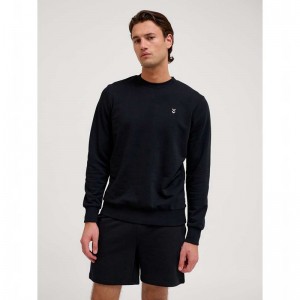 Hummel Pulse Sweat Crewneck Sweatshirt Herren Schwarz | 784169-305
