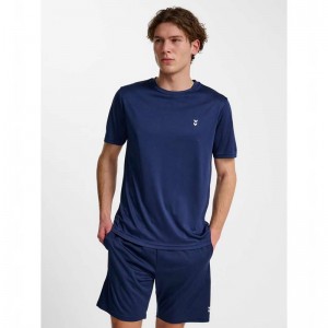Hummel Pulse Training S/S T-shirts Herren Navy | 261590-178