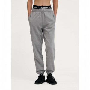 Hummel Pulse W Jogginghose Damen Grau | 890690-357