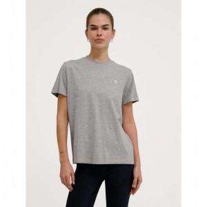 Hummel Pulse W T-shirts Damen Grau | 273912-041