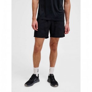 Hummel Pulse Workout Kurze Hose Herren Schwarz | 163727-976