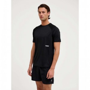Hummel Pulse Workout S/S T-shirts Herren Schwarz | 645425-760
