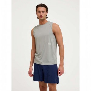Hummel Pulse Workout Weste Herren Grau | 302438-922