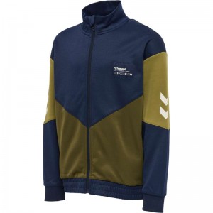 Hummel Rane Zip Jacken Kinder Olivgrün | 468234-105