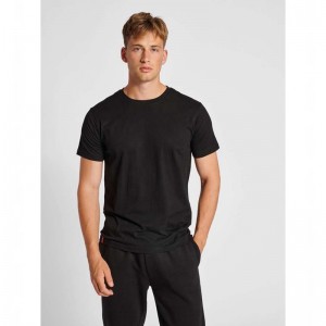 Hummel Red Basic S/S T-shirts Herren Schwarz | 770044-075