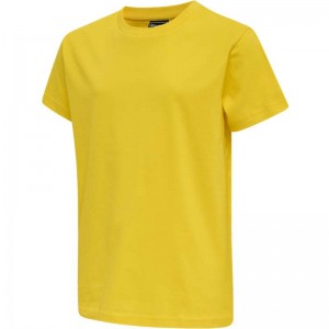 Hummel Red Basic S/S T-shirts Kinder Gelb | 871208-672