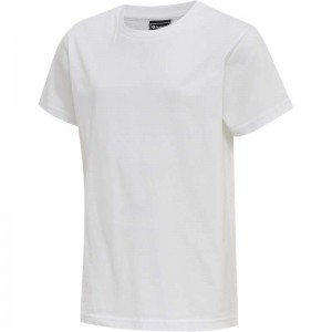Hummel Red Basic S/S T-shirts Kinder Weiß | 558342-043