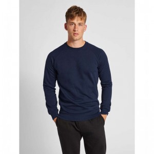 Hummel Red Classic Sweatshirt Herren Navy | 930514-076