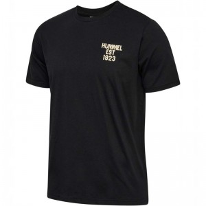 Hummel Regular Graphic S/S T-shirts Herren Schwarz | 245132-771