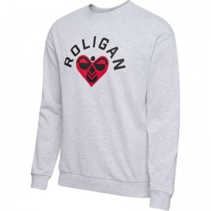 Hummel Roligan Sweatshirt Herren Grau | 330415-879