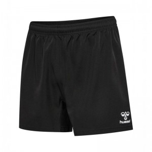 Hummel Rugby Woven Kurze Hose Herren Schwarz | 700822-901