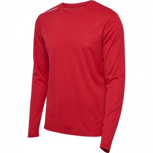 Hummel Run L/S Hoodie Herren Rot | 088577-058