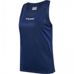 Hummel Run Singlet S/L Tanktop Damen Schwarz | 144686-401