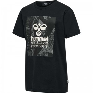 Hummel Satellite S/S Mütze Kinder Schwarz | 872261-396