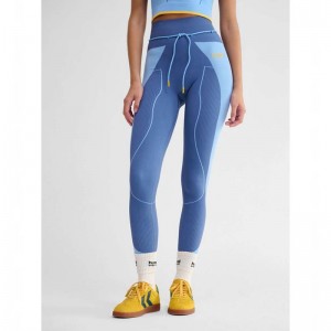 Hummel Seamless High Waist Strumpfhose Damen Blau | 550110-492