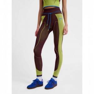 Hummel Seamless High Waist Strumpfhose Damen Grün | 128294-414