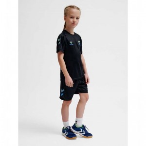 Hummel Shimmer T-shirts Kinder Schwarz | 485389-321