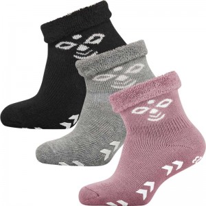 Hummel Snubbie 3 Pk Socken Kinder Grau | 399718-187