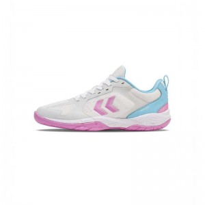 Hummel Speed Court Hallenschuhe Herren Weiß | 393456-841