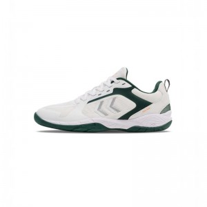 Hummel Speed Court Hallenschuhe Herren Weiß | 538616-974