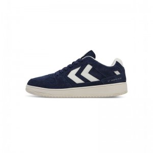Hummel St. Power Play Suede Sneakers Herren Navy | 815214-139