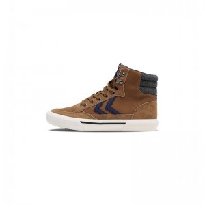 Hummel Stadil High Winter Sneakers Herren Braun | 421815-193