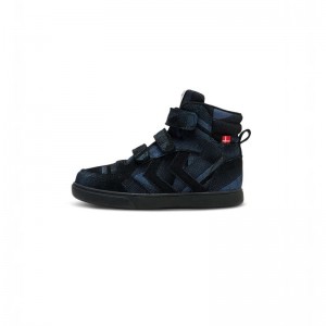 Hummel Stadil Print Jr Sneakers Kinder Schwarz | 542068-460
