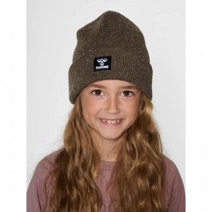 Hummel Stone Mütze Kinder Braun | 296717-419