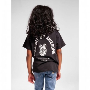 Hummel Stsharlem T-shirts Kinder Schwarz | 448483-182