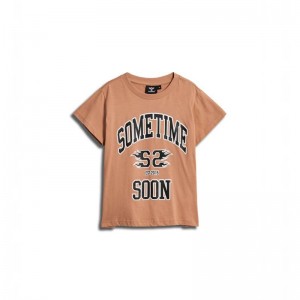 Hummel Stshazel T-shirts Kinder Koralle | 748877-927