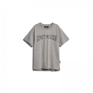 Hummel Stsocean S/S T-shirts Kinder Grau | 660871-334