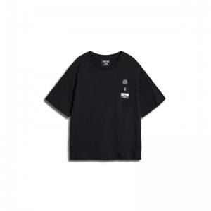 Hummel Ststhiago T-shirts Kinder Schwarz | 994381-245