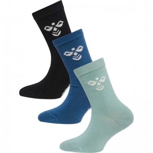 Hummel Sutton 3-pack Socken Kinder Blau | 569537-731