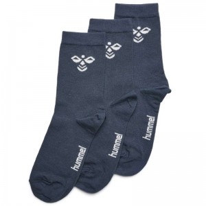 Hummel Sutton 3-pack Socken Kinder Blau | 479685-252
