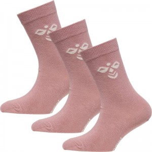 Hummel Sutton 3-pack Socken Kinder Rosa | 790076-461