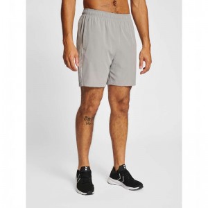 Hummel Te Base Woven Kurze Hose Herren Grau | 230981-305