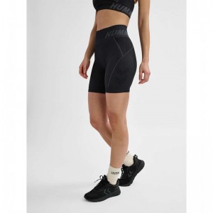 Hummel Te Christel Seamless Kurze Hose Damen Schwarz | 982608-613