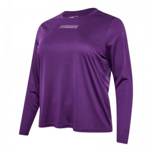 Hummel Te Curvy L/S Plus Kurze Hose Damen Lila | 514429-594