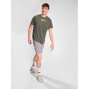 Hummel Te Flex Mesh Kurze Hose Herren Grau | 586713-538