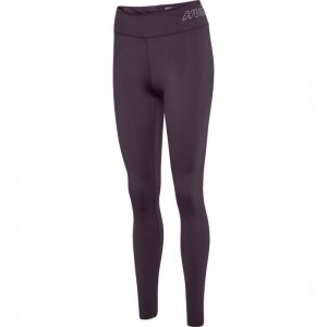 Hummel Te Fundamental Mid Waist Strumpfhose Damen Lila | 784642-405