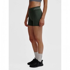 Hummel Te Fundamental Mw Tight Kurze Hose Damen Grün | 148285-200