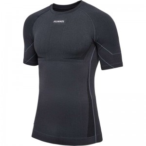 Hummel Te Mike Seamless Grundschicht Herren Schwarz | 690228-367