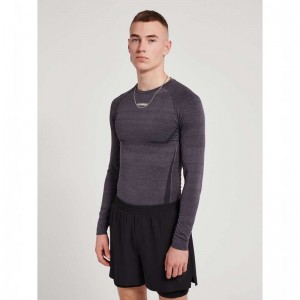 Hummel Te Mike Seamless L/S Grundschicht Herren Schwarz | 606709-838