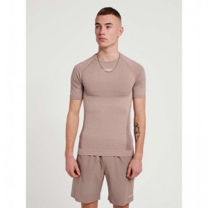 Hummel Te Mike Seamless Sport BH Herren Beige | 341761-836