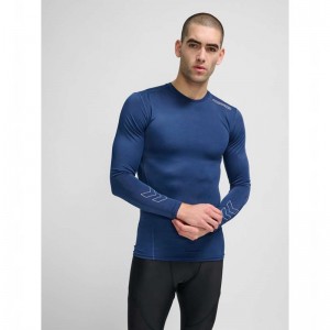 Hummel Te Topaz Baselayer L/S T-shirts Herren Navy | 765755-899