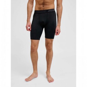Hummel Te Topaz Tight Kurze Hose Herren Schwarz | 470035-808