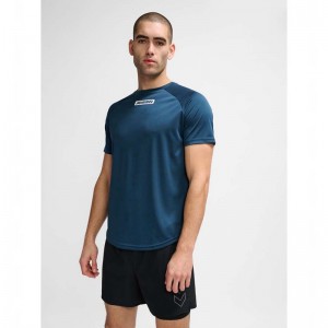 Hummel Te Topaz T-shirts Herren Blau | 641514-990