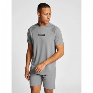 Hummel Te Topaz T-shirts Herren Grau | 955415-937