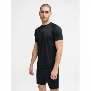 Hummel Te Topaz T-shirts Herren Schwarz | 535585-980